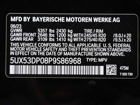 Used 2023 BMW X3 xDrive30i w/ M Sport Package AWD/4WD image 11
