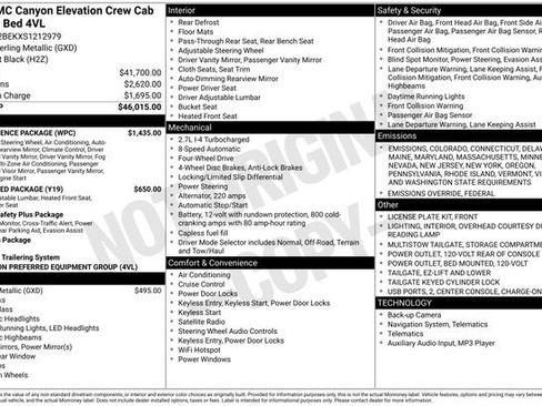 New 2025 GMC Canyon Elevation w/ Convenience Package image 9