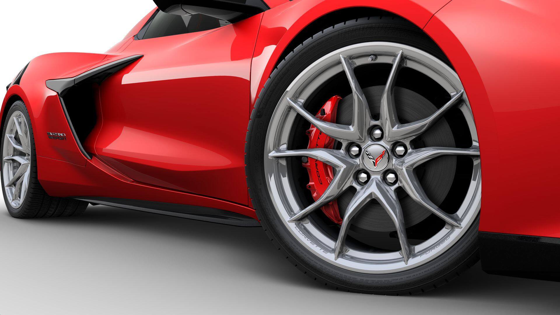 New 2027 Chevrolet Corvette Grand Sport w/ Chrome Exterior Badge Package RWD image 54