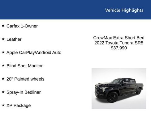 Used 2022 Toyota Tundra SR5 w/ Convenience Package RWD image 2