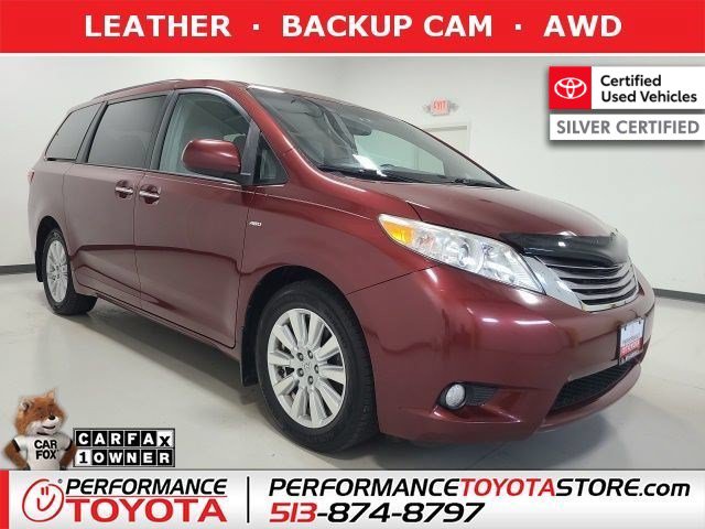 Certified 2017 Toyota Sienna XLE w/ XLE Navigation Package AWD/4WD image 1