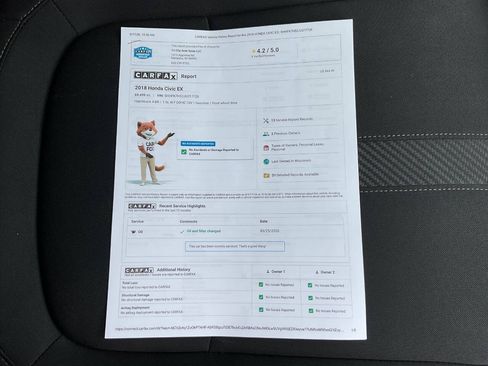 Used 2018 Honda Civic EX image 39