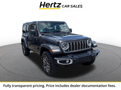 Used 2025 Jeep Wrangler Unlimited Sahara AWD/4WD image 1