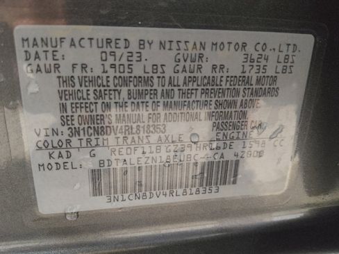 Used 2024 Nissan Versa S w/ S Plus Package FWD image 33