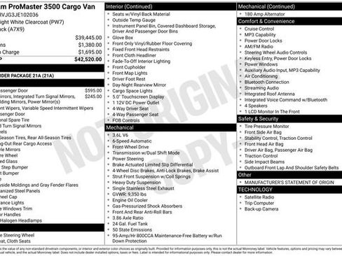 Used 2018 RAM ProMaster 3500 image 28