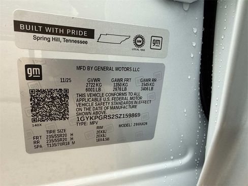 New 2025 Cadillac XT6 Sport w/ LPO, Floor Liner Package image 18