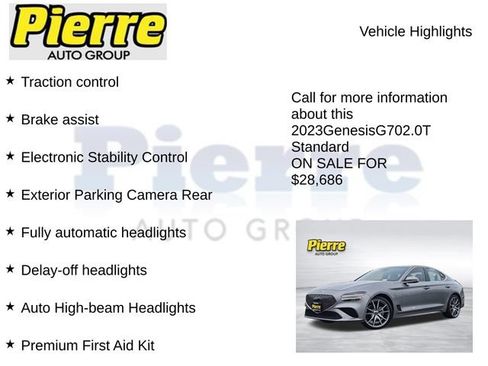 Used 2023 Genesis G70 2.0T RWD image 15