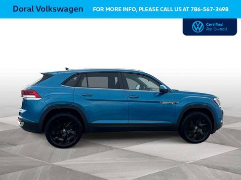Certified 2024 Volkswagen Atlas Cross Sport SE w/ Black Wheel Package FWD image 9