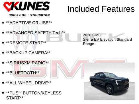 New 2026 GMC Sierra EV Elevation image 2