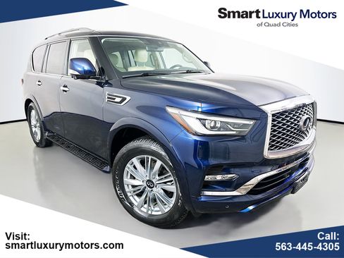 Used 2021 INFINITI QX80 Luxe w/ All-Season Package image 1