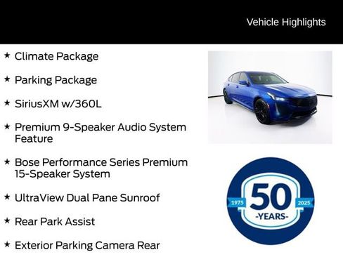 Used 2021 Cadillac CT5 V w/ Premium Package AWD/4WD image 11