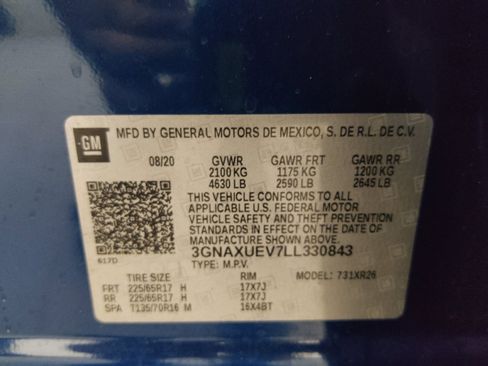 Used 2020 Chevrolet Equinox LT AWD/4WD image 33