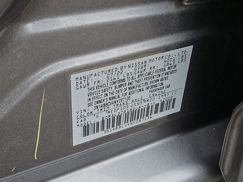 Certified 2022 Nissan Sentra SV w/ All-Weather Package FWD image 25
