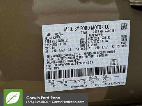 New 2026 Ford Explorer ST w/ Sun And Sound Package AWD/4WD image 37