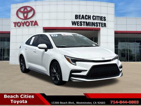 Certified 2023 Toyota Corolla XSE w/ Carpet Mat Package (TMS) FWD image 1