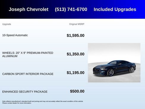 Used 2021 Ford Mustang GT Premium w/ Carbon Sport Interior Package image 5