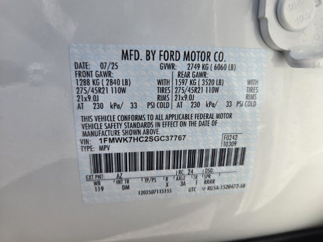 Used 2025 Ford Explorer Platinum w/ Ultimate Package RWD image 22