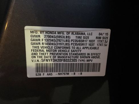 Used 2015 Honda Pilot LX image 24