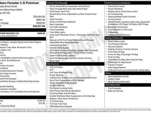 Used 2015 Subaru Forester 2.5i Premium w/ All-Weather Package image 29