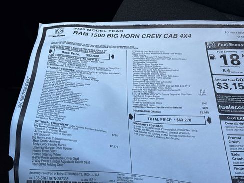 New 2026 RAM 1500 Big Horn image 10