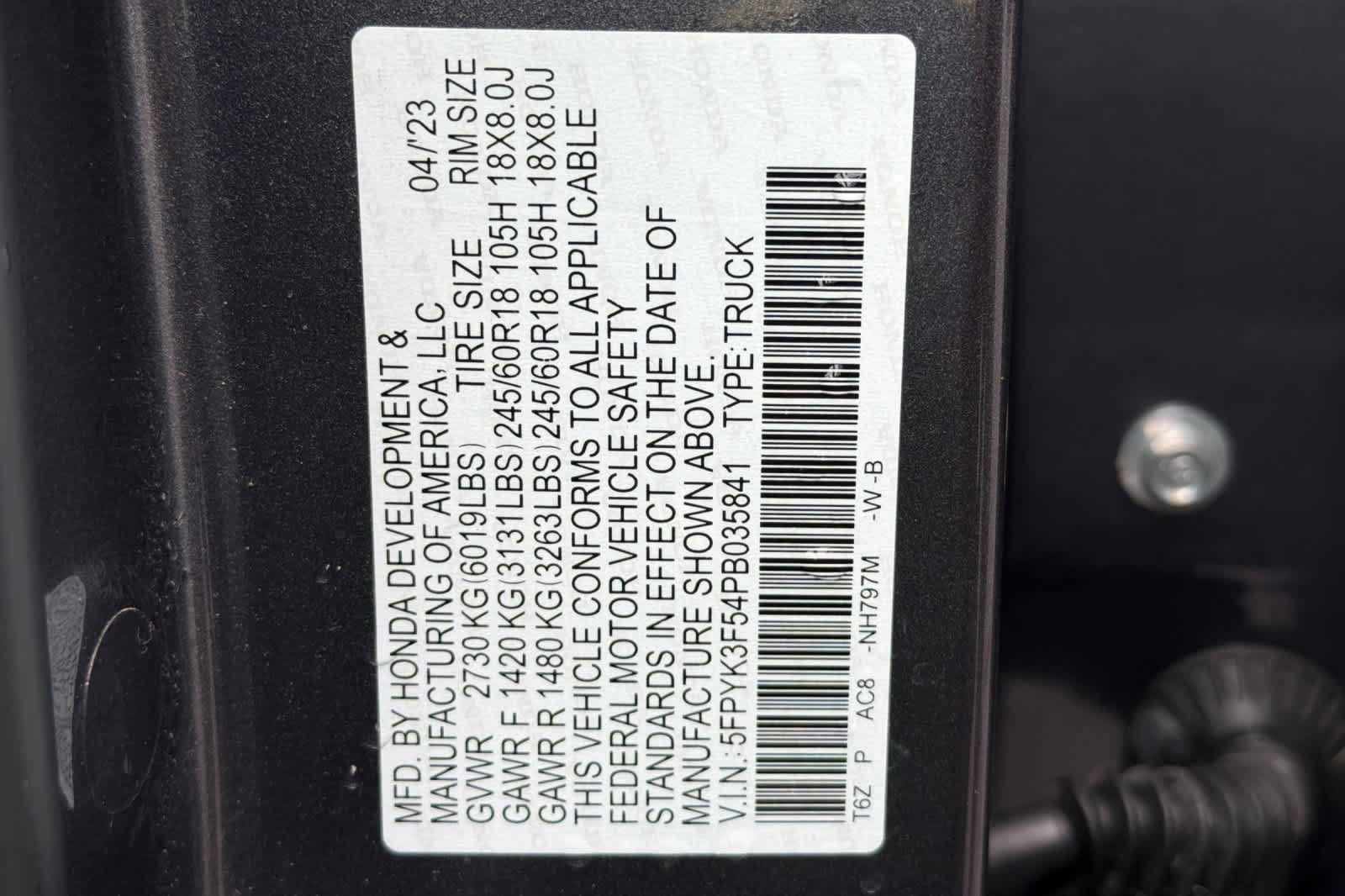 Used 2023 Honda Ridgeline RTL image 27