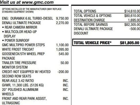 Used 2022 GMC Sierra 2500 Denali w/ Denali Ultimate Package image 2