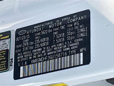 Used 2016 Hyundai Santa Fe SE image 34