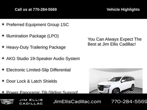 Used 2022 Cadillac Escalade Sport w/ LPO, Illumination Package image 5