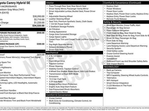 Used 2024 Toyota Camry SE w/ Audio Upgrade Package image 5