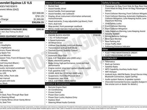 Certified 2022 Chevrolet Equinox LS w/ Driver Confidence II Package AWD/4WD image 6