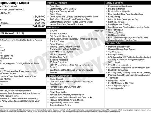 Used 2022 Dodge Durango Citadel AWD/4WD image 45