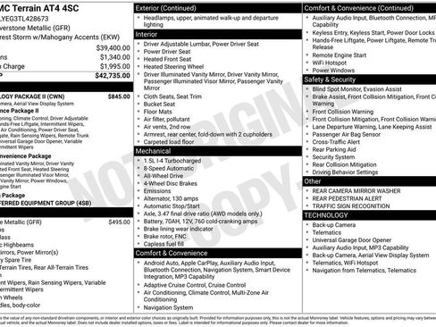 New 2026 GMC Terrain AT4 w/ Technology Package II AWD/4WD image 39