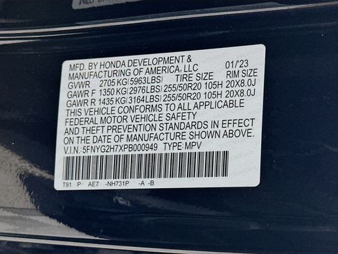 Used 2023 Honda Pilot Touring image 12