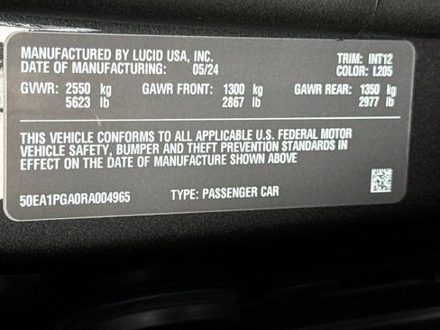 Used 2024 Lucid Air Pure RWD image 30