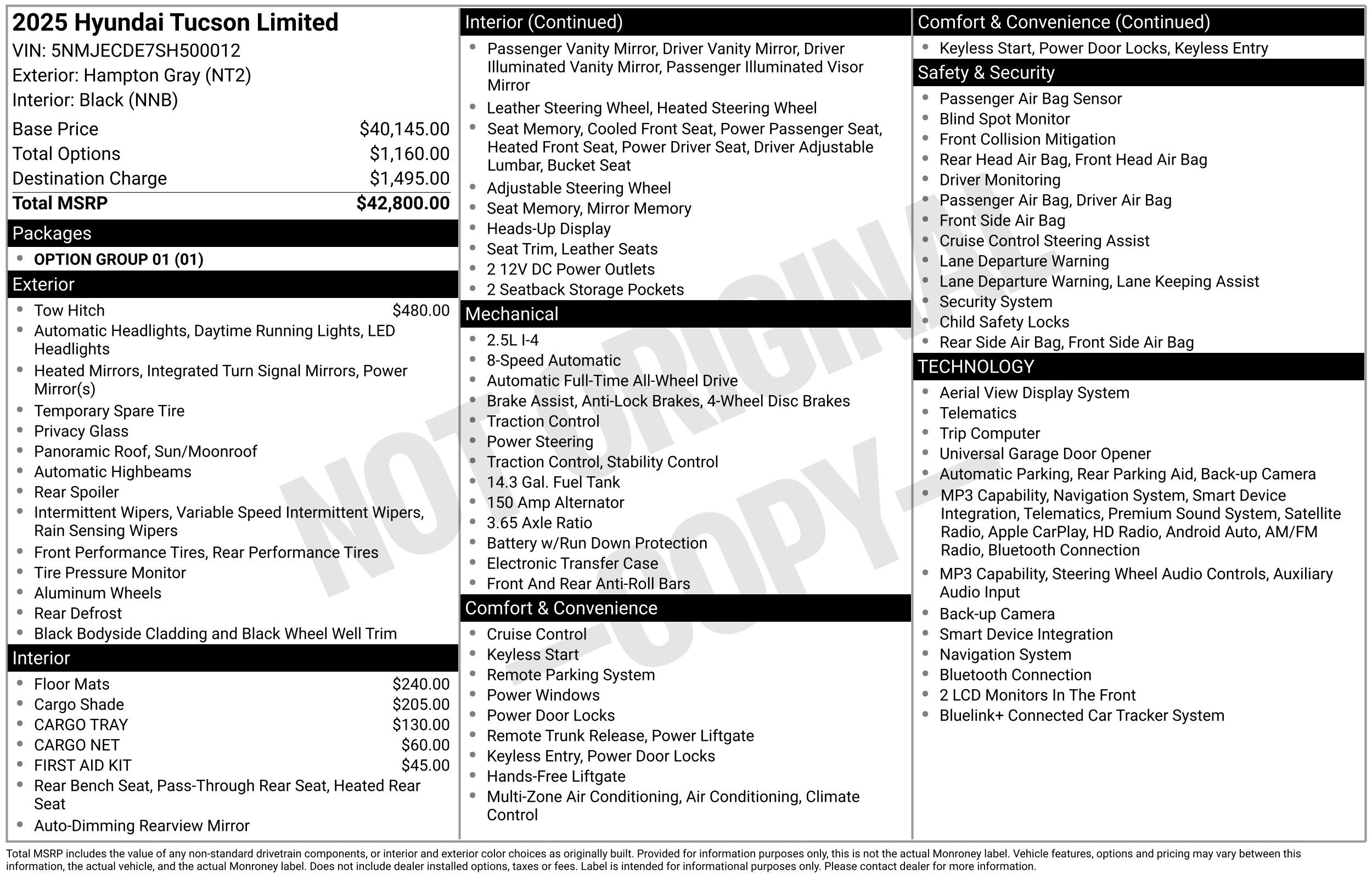 Used 2025 Hyundai Tucson Limited AWD/4WD image 2