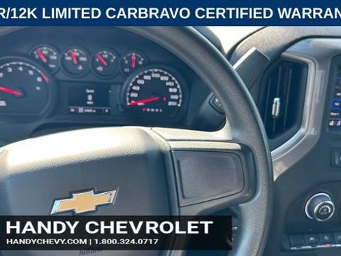 Certified 2023 Chevrolet Silverado 1500 Custom w/ LPO, Dark Essentials Package AWD/4WD image 19