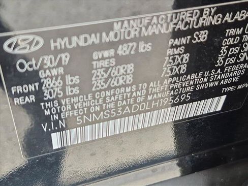 Used 2020 Hyundai Santa Fe Limited FWD image 22