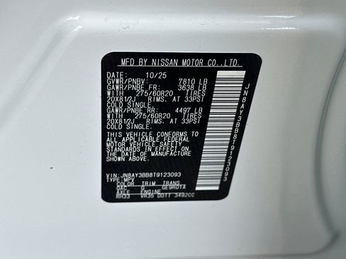 New 2026 Nissan Armada SL w/ Captain's Chari Seat Package image 23