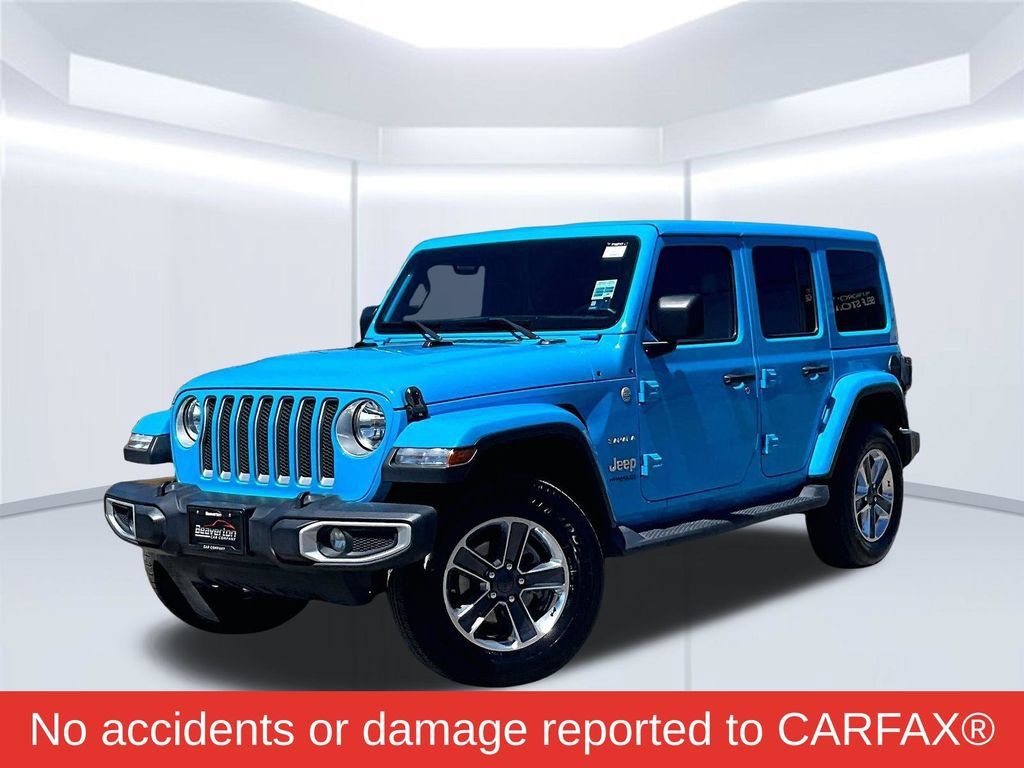 Used 2021 Jeep Wrangler Unlimited Sahara AWD/4WD image 2