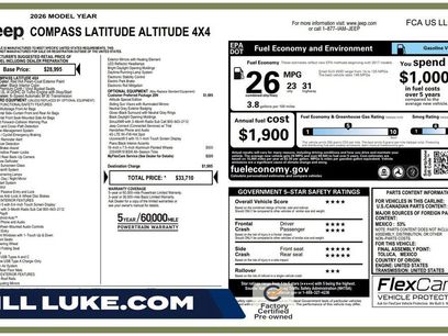 Certified 2026 Jeep Compass Latitude