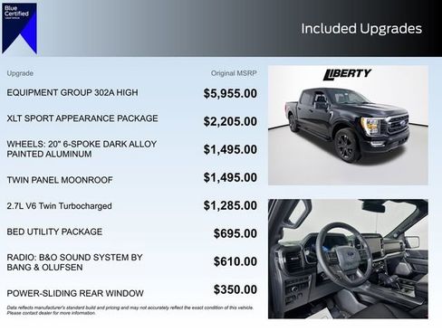 Certified 2023 Ford F150 XLT w/ Equipment Group 302A High image 5