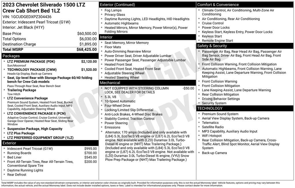 Certified 2023 Chevrolet Silverado 1500 LTZ w/ LTZ Premium Package AWD/4WD image 27