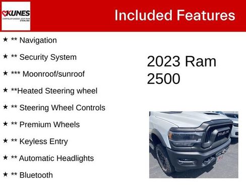 Used 2023 RAM 2500 Power Wagon w/ Level 1 Equipment Group AWD/4WD image 4