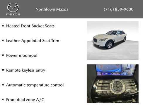 Used 2014 INFINITI QX70 AWD w/ Premium Package image 2