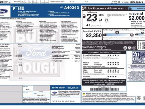 Used 2024 Ford F150 XLT w/ Equipment Group 302A MID AWD/4WD image 35