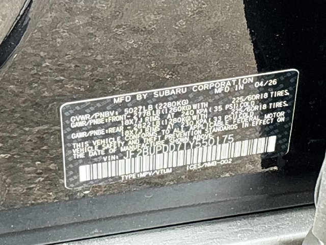 New 2026 Subaru Outback Limited AWD/4WD image 25