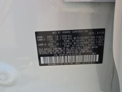 Used 2020 Subaru Outback Premium w/ Popular Package #1 AWD/4WD image 41