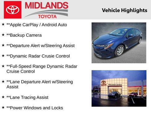 Used 2021 Toyota Corolla LE FWD image 2