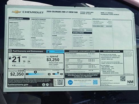 New 2026 Chevrolet Colorado LT image 17