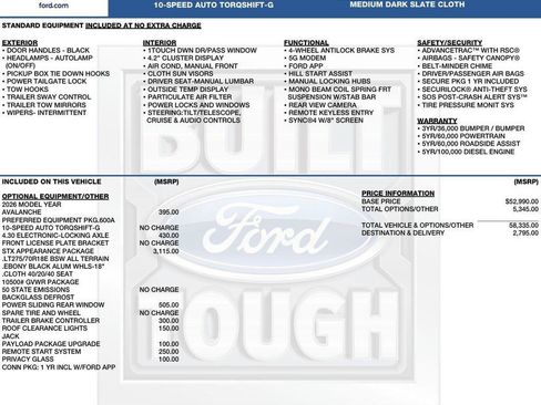 New 2026 Ford F250 XL w/ STX Appearance Package AWD/4WD image 2